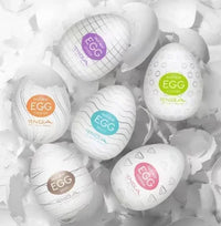 OneShot Masturbator™ Stretchable funny egg, stroking stimulation, Easy, quick release, no fuss.