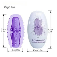 OneShot Masturbator™ Stretchable funny egg, stroking stimulation, Easy, quick release, no fuss.