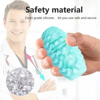 OneShot Masturbator™ Stretchable funny egg, stroking stimulation, Easy, quick release, no fuss.