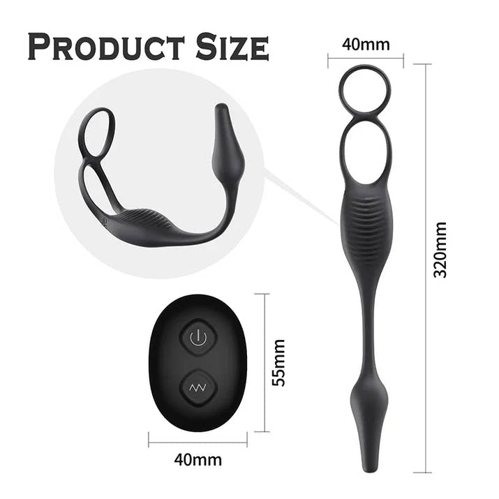ProStim Plug™ Prostate + Perineum stimulation in one.