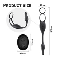 ProStim Plug™ Prostate + Perineum stimulation in one.