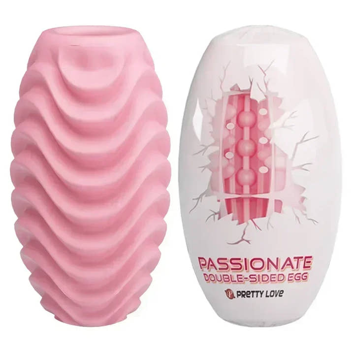OneShot Masturbator™ Stretchable funny egg, stroking stimulation, Easy, quick release, no fuss.